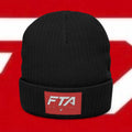Fair Trick Act Ribbed Knit Beanie (Embroidery)
