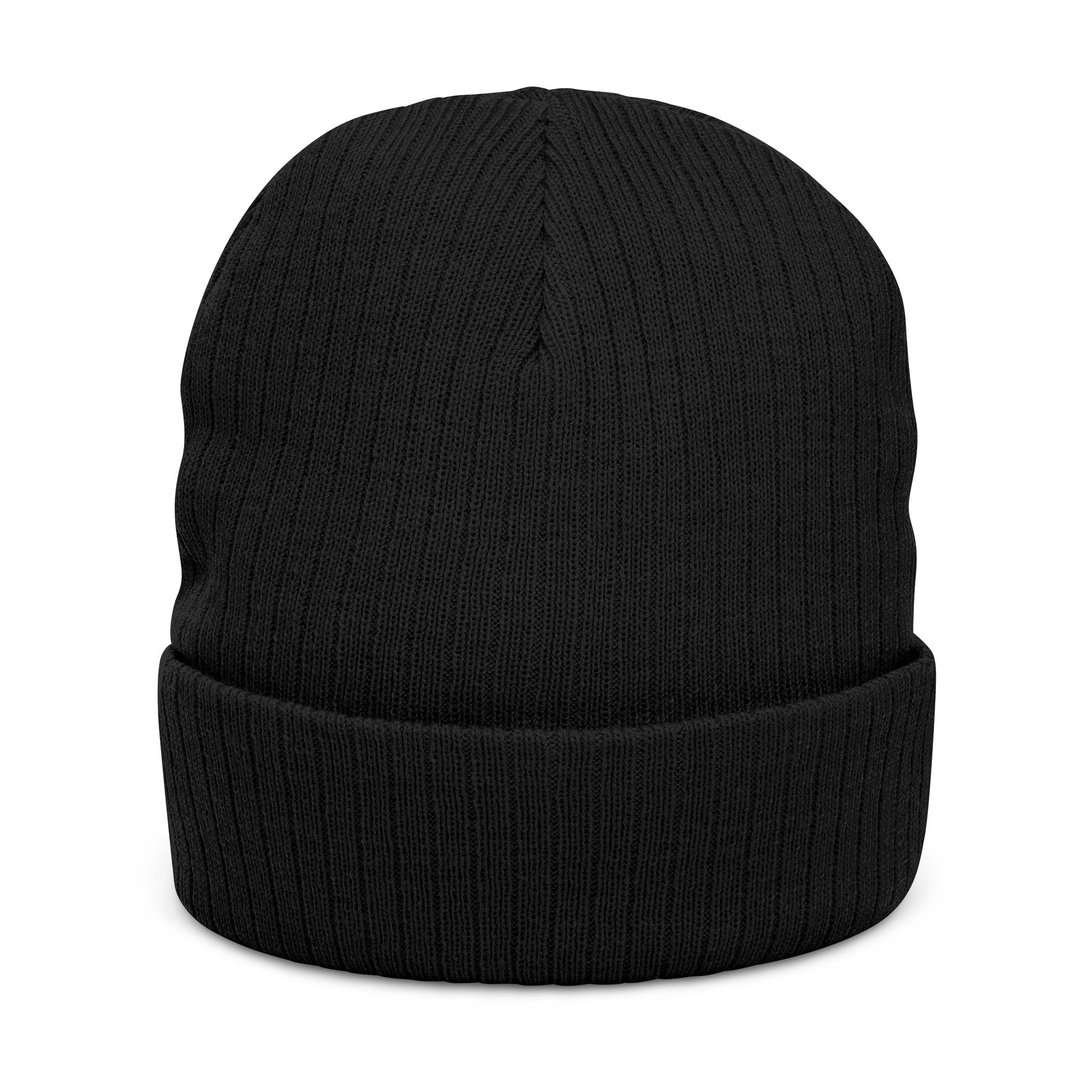 Fair Trick Act Ribbed Knit Beanie (Embroidery)