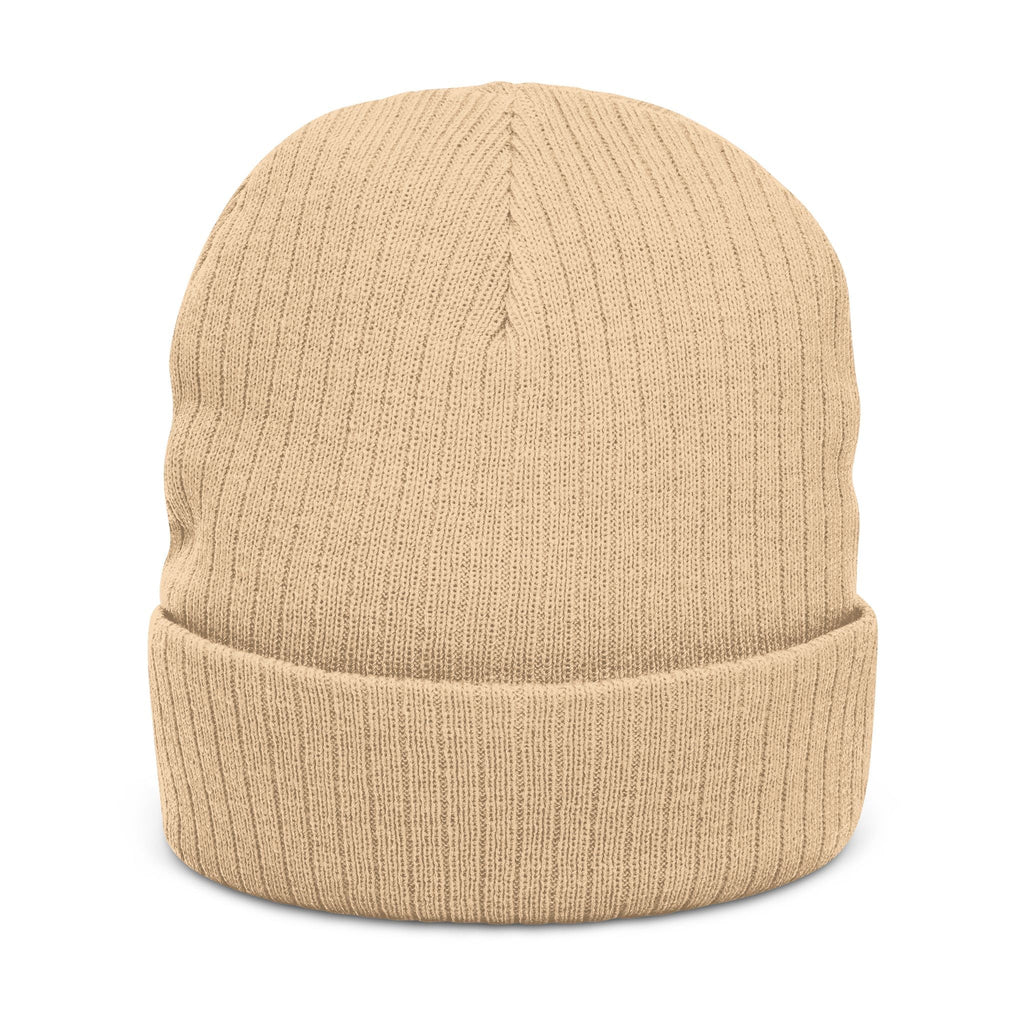 Fair Trick Act Ribbed Knit Beanie (Embroidery)