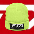 Fair Trick Act Ribbed Knit Beanie (Embroidery)